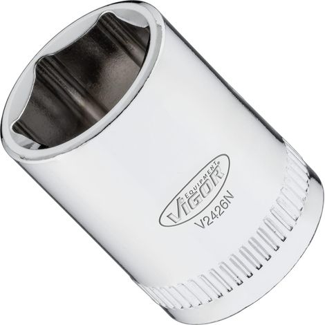 Douille ∙ V2426N ∙ Carré creux 1/4 pouce (6,3 mm) ∙ Profil à 6 pans extérieurs ∙ Taille 14 mm (1/2)