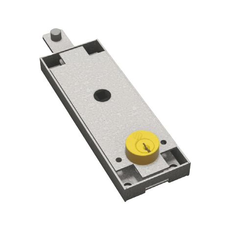 Securemme SERRATURA CENTRALE PER BASCULANTE CON CILINDRO TONDO 1 MANDATA 3 CHIAVI Art. 2290