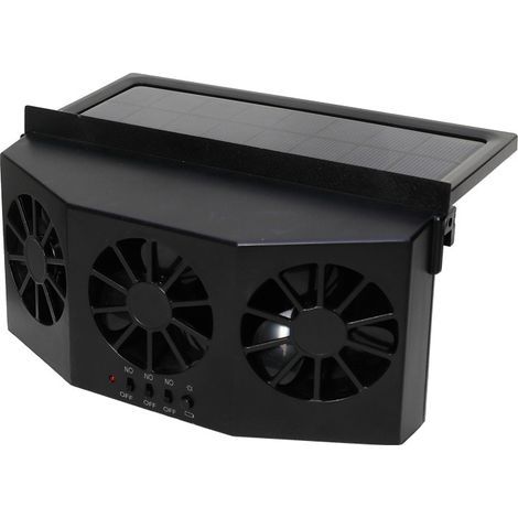 Ventilateur d'extraction de Voiture à énergie Solaire, Ventilateur de radiateur de Voiture, Ventilateur de radiateur d'échappement d'aérateur (1/4)