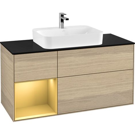 Villeroy & Boch F412HFPC meuble sous-plan Finion F41 (1/2)
