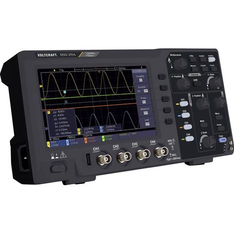 VOLTCRAFT DSO-2154 Oscilloscopio digitale 150 MHz 4 canali 1 Gsa/s 80 kpts 8 Bit Memoria digitale (DSO) 1 pz. (1/5)