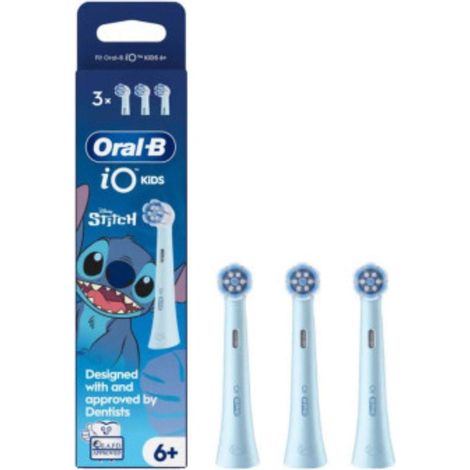 Oral-B iO Series Testine di Ricambio Stitch 3 Pezzi