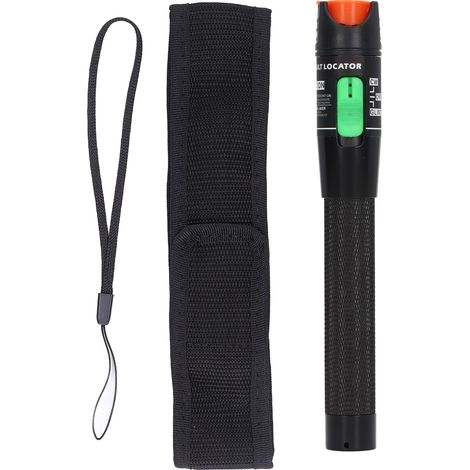 Testeur de localisation de défaut visuel fibre optique noir HT 30 (30mW) - Stylo lumineux rouge ergonomique antidérapant pour câbles optiques (1/5)