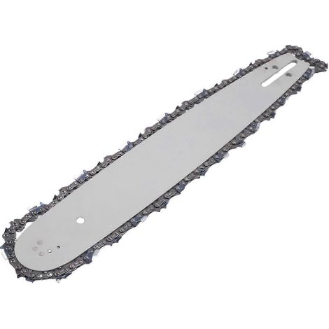 Plaque de guidage de 16 pouces + chaîne de tronçonneuse/chaîne demi-carré compatible avec Husqvarna 36 41 50 51 55 EM (1/5)