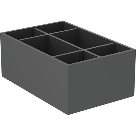 Caja de almacenaje Ideal Standard Conca, antracita mate, T3979Y2 (1/3)