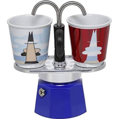 MACCHINA DA CAFFÈ MINI EXPRESS + 2 TAZZE MAGRITE (1/3)