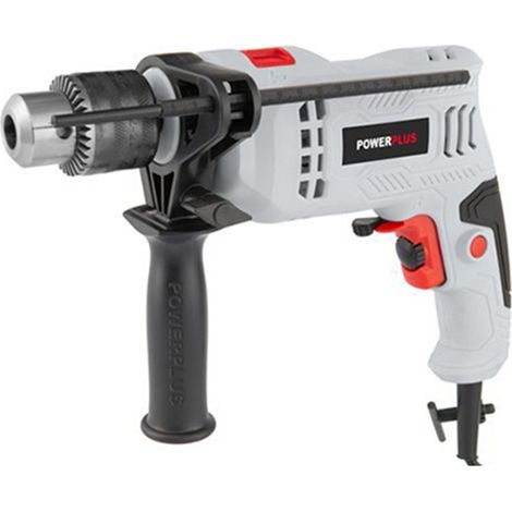 Taladro 550w percut+electr. Manual powc10110/100 powerplus