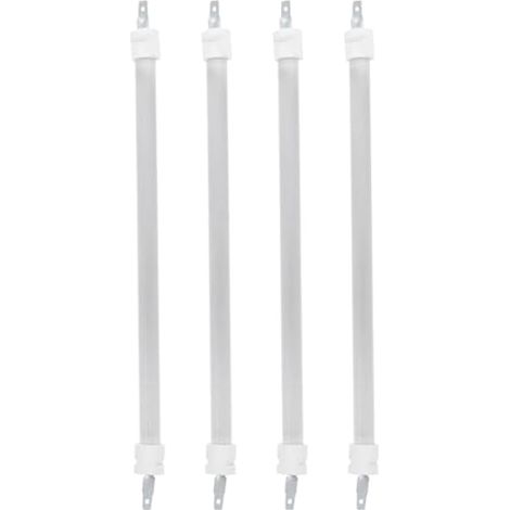 4 tubes chauffants pour radiateurs électriques - Résistance en quartz haute température - Pièce de rechange pour cuisinière électrique (1/4)