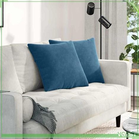 Coussins de canapé - FAFEISY - Design moderne - Velours côtelé premium - 50 x 50 cm - Housses amovibles (1/5)
