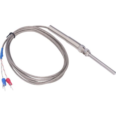 Capteur de température à thermocouple de type K avec sonde de 50 mm, 0-400 ℃, accessoires de mesure. (1/5)