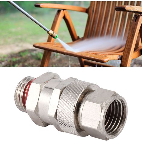 G3/8 Kupfer-Hochdruckreinigeranschluss, 360° drehbar, verdrehsicherer Adapter für Garten und Landwirtschaft (1/5)