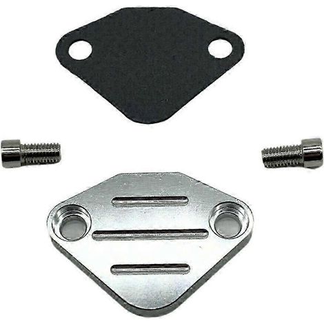 Plaque d'obturation pour vanne EGR, papillon des gaz TBI, pour GMC Chevy C3500 C1500 C2500, argent (1/5)