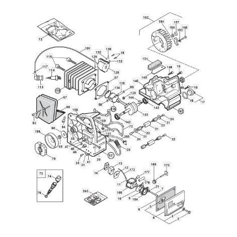 ZYLINDER - KOLBEN D.38 X P34S ORIGINAL STIGA - 8540600