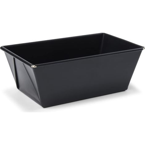 Moule à Cake pour Friteuse - 1 Pièce - Acier Revêtu Noir - Cuisson Saine sans PFAS - Pour Air Fryer XL et XXL - 19 x 12 x 7 cm (1/5)