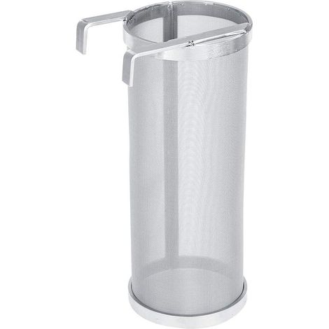 Filtre de Maille de Houblon de Brassage de Bière d'acier Inoxydable de 300 Microns Réutilisable Brew de Bière Filtre Filtre à Tamis de Bouilloire avec Crochet (4 10 Pouce) (1/5)