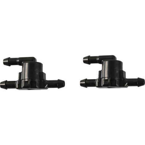 Bardusch-Lot de 2pcs Clapets Anti-Retour pour Tuyau de Pulvérisation de Pare-Brise, T Connecteur Pare-Brise Tuyau de Pulvérisation, 3 Voies Clapets Anti-Retour Compatible avec8532128020