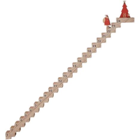 Weihnachts-Countdown-Treppenhaus-Dekoration für Zuhause, Büro, Regal, Terrasse, Schrank (1/5)