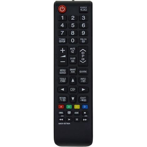 Télécommande compatible pour téléviseur LED Samsung AA59-00786A (1/5)