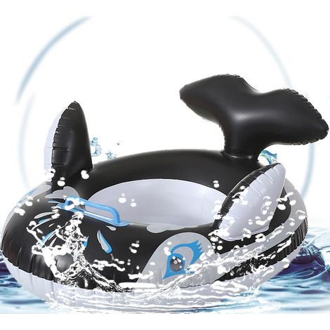 Piscine pour enfants en forme de baleine avec poignée et fonction anti-basculement - Extra épaisse, résistante aux fuites et confortable, adaptée aux 1-6 ans (1/4)