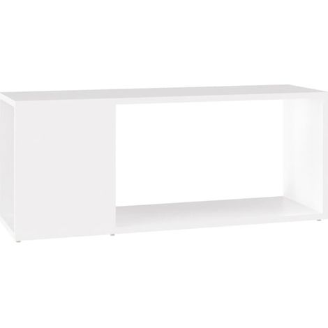 FIMEI Meuble TV Blanc 80x24x32 cm Aggloméré (1/5)