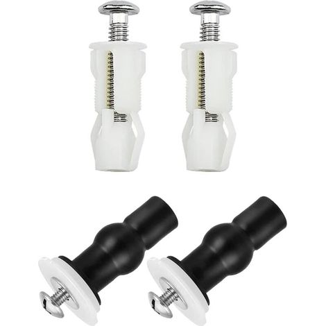 fixations pour charnières de siège de toilette, vis d'expansion pour couvercle de toilette