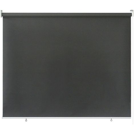 SWANEW Servizio di tenda da sole 140 x 140 cm Dalcony Sun dalla crema solare. trave da sole verticale UV. parabrezza e schermo di privacy. realizzato in metallo e poliestere. antracite (1/5)