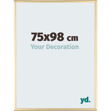 yd. - Cadre photo 75x98 - Or - Aluminium - Kent