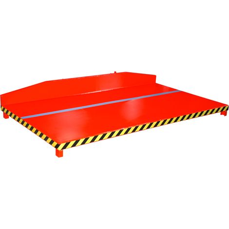 Bauer Restgitter-Palette RGP-1, lackiert, Feuerrot