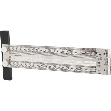 200 mm Anreißwinkel aus legiertem Stahl für Schreinerarbeiten, Zeichen- und Messwerkzeuge für die Holzbearbeitung (1/5)