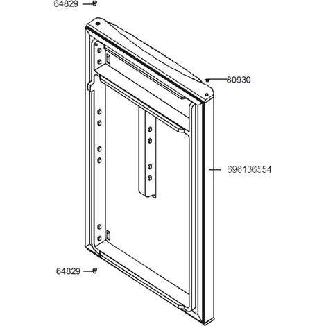 PORTE REFRIGERATEUR + JOINT MAGNETIQUE pour REFRIGERATEUR...