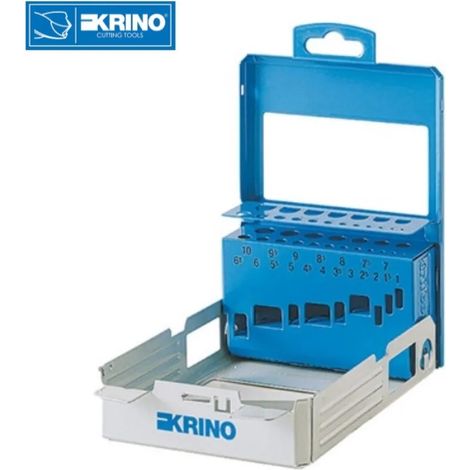 CASSETTA PORTAPUNTE VUOTA PER PUNTE HSS 1 - 10 MM