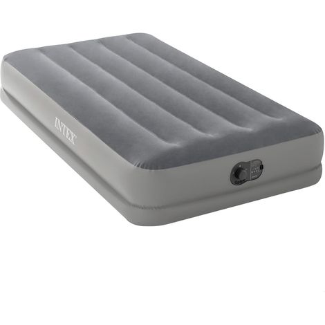 Intex - 64112 - Matelas gonflable Prestige mi-hauteur Flex Pump - 1 pers. (1/5)