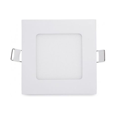 Pannello led quadrato bianco slim 6w ip20  incasso faro faretto luce  bianca fredda 6500k naturale 4500k calda 3000k Downlight  calda 3000k (1/5)