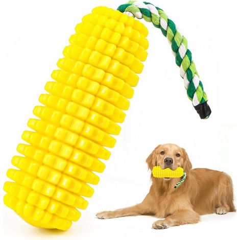 Jouet Chien Indestructible en Caoutchouc - Nettoyage des Dents, Grincer Interactif pour Petits, Moyens et Grands Chiens (1/5)