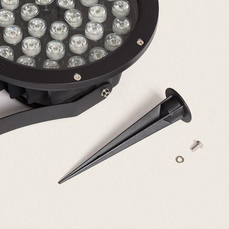Foco Exterior LED 36W IP67 con Pincho Colmar 3000K Blanco Cálido (1/5)