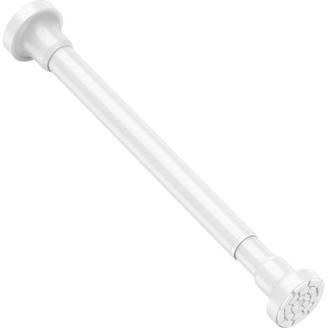 2 pièces , Tringle télescopique sans perforation, tringle à linge en métal, tringle à rideau, tringle à rideau de douche, extensible jusqu'à 80 cm (1/5)
