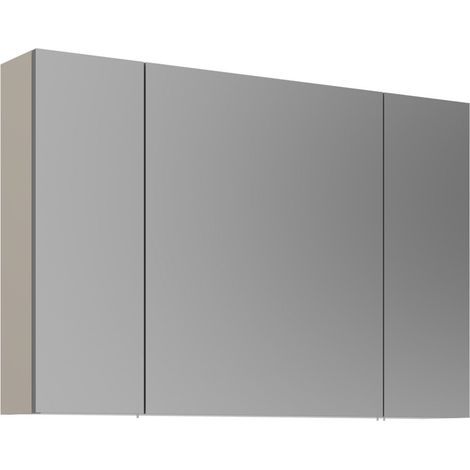 Badezimmerschrank mit Spiegel "Desna 100" – 97 x 16 x 66 cm – Sand (1/3)