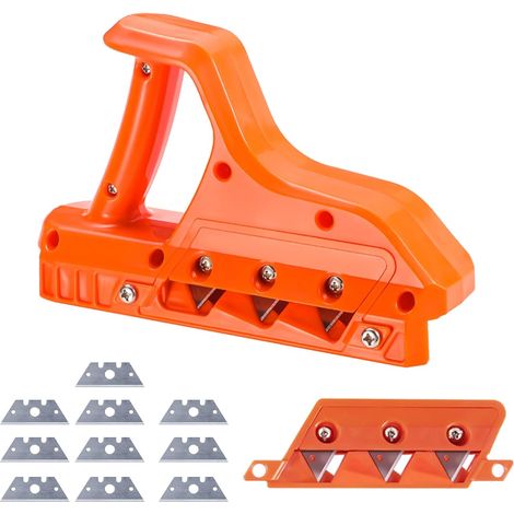 Gipskartonschneider - Für Gipskartonplatten - Handgerät - Mit 45° und 60° - Winkelhobel für Gipskartonplatten