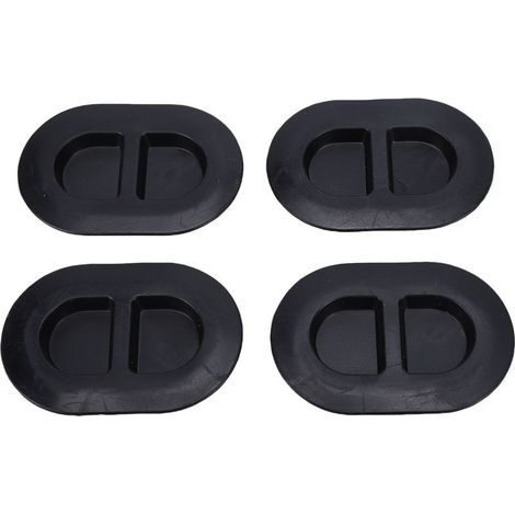 Bouchons de vidange de bac de sol, 4 pièces, 68194821AA, corps en caoutchouc de remplacement pour Jeep Wrangler 2014 – 2023 (1/5)