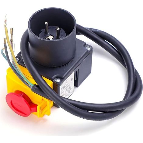 Prise de Commutateur de Fendeuse de Bûches 250 V pour Fendeuse de Bois HCK3T 23221153 Outils de Commutateurs Électromagnétiques de Fendeuse de Bois 250 V