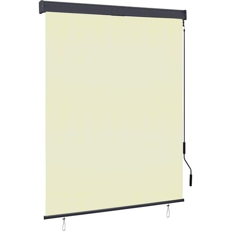 Store enrouleur extérieur 140 x 250 cm crème