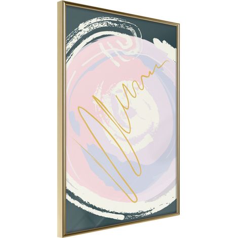 Affiche Murale Encadrée "Candy Autograph" 40 x 60 cm Or (1/2)