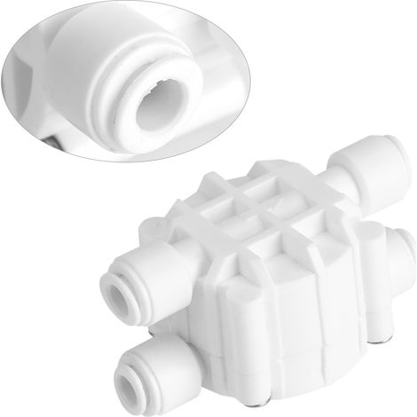 1 Interrupteur à vanne d'arrêt rapide 4 voies, raccord 1/4 pouce, pour purificateur eau osmose inverse (1/5)