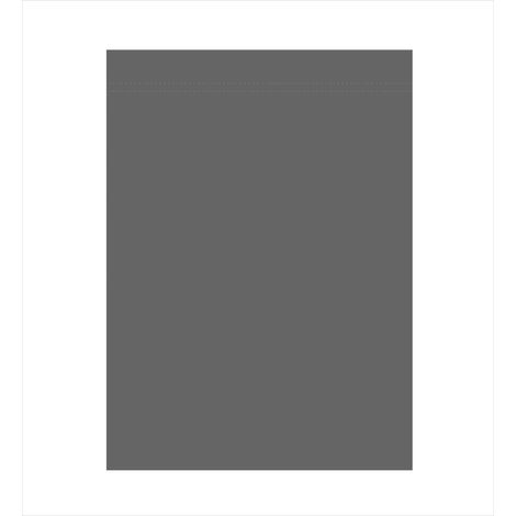 KLULK Lenzuolo Sopra Matrimoniale Grigio 100% Cotone 240 x 290 Cm Made In Italy 2 Posti (1/5)
