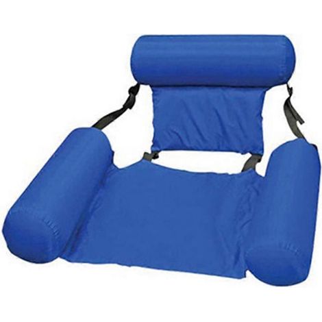Fauteuil flottant gonflable Float Row, dossier inclinable, canapé-lit flottant, chaise flottante gonflable pour la natation en extérieur (1/5)