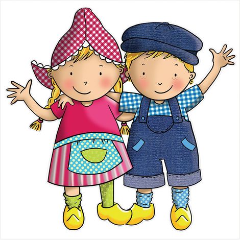 Fien & Teun Wandsticker Kinderzimmer - 50x55cm (1/5)