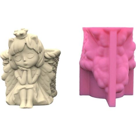 Silikonform für Blumentöpfe, Betonform, Epoxidharzform für kreative Hobbys.