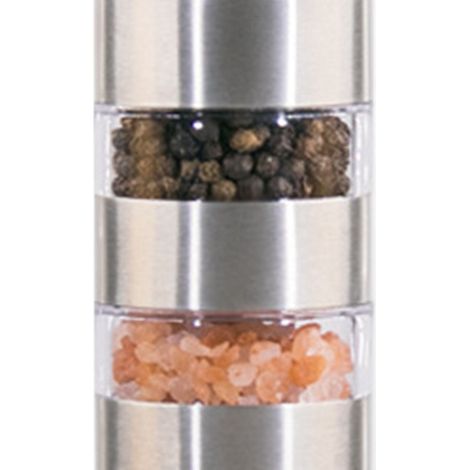 Moulin à poivre manuel, en acier inoxydable, multifonctionnel, compact et réglable, idéal pour la cuisine. (1/5)