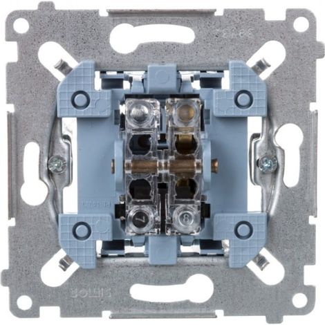 Simon 54 Pulsante singolo, 10AX 250V, connessione rapida, SP1M