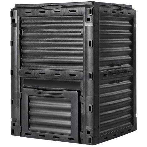 Composteur de Jardin 300 L Bac à Compost Extérieur sans BPA avec (1/5)